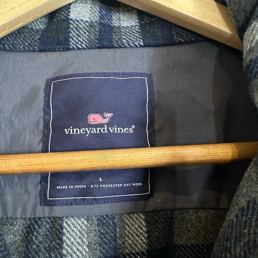 Vineyard Vines Wool Blend Shacket shirt jacket size large